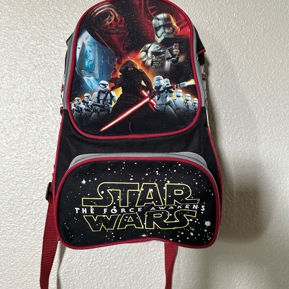 Star Wars Kids Backpack - Black, Red, and Yellow